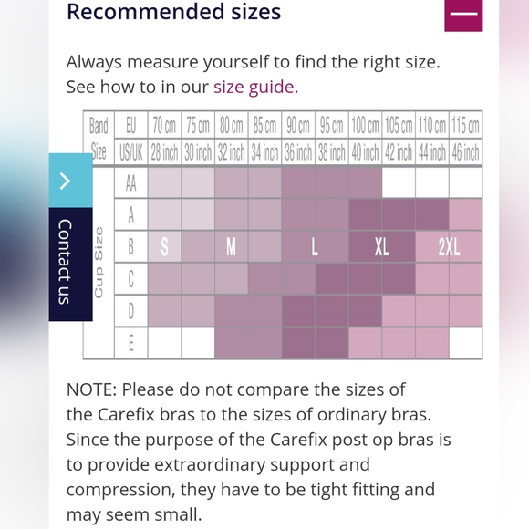 NWT Carefix Seamless Post Op Front Close Tan Bella Bra - Medium - Picture 4 of 6